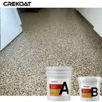 China 100% Solid Epoxy Resin Flake Concrete Coating 2 Component Product on sale