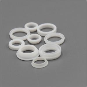 Pressure Resistance Hydraulic Rod Seals CNC PTFE Products 15mpa White
