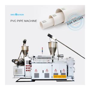 PVC UPVC PE PP Pipe Making Machine Automatic With 37kW Power