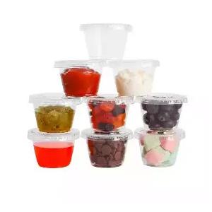 1.5OZ PP Plastic Disposable Cup Clear Smooth Surface