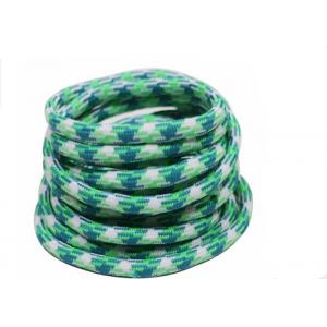 100% Polyester Elastic Cord String Colorful Braided Rope Logo Printed