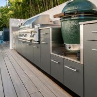 Outdoor BBQ Stainless Steel Kitchen Cabinet Waterproof ISO9001 Approved