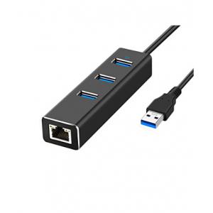 10Mbps 100Mbps 1000Mbps RJ45 8P Female USB Type C Hub