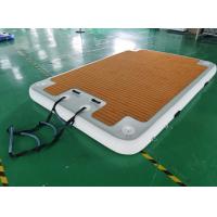 China Customized Inflatable Pool Float Mattress Dock Drop Stitch on sale