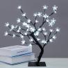 Cherry Blossom Desk Top Bonsai Tree Light, Decorative Warm White Light, Black