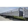 3 Axles Drop Side Board Sidewall Triaxle Trailer With Options Self-dumping Function