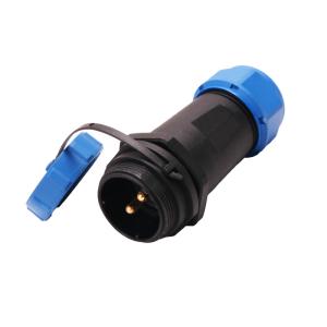 China Conector circular impermeável IP68 SP2110 18awg plástico da solda 2p 5A do ISO supplier