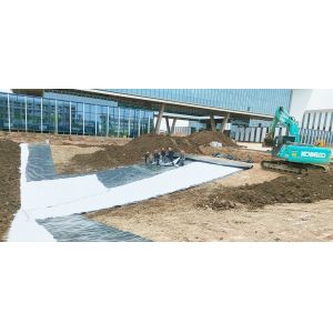 China High-Friction Spray-Textured HDPE Geomembrane for Secure Landfill Slope Liners and Cap Systems wholesale