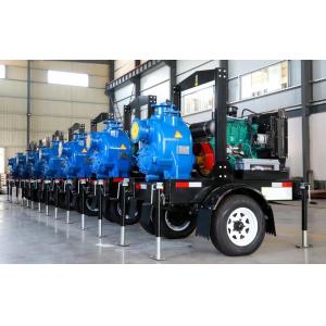 China Trailer Mobile Horizontal air cooling diesel engine fire pump self-priming water Single Suction supplier