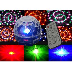 China A luz conduzida Dmx remota do partido da bola do disco do espelho, mágica conduziu o brilho alto claro supplier