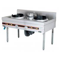 China Firebrick 96KW / 48KW Burner Type Gas Cooking Range For Kitchen , Energy-Saving on sale