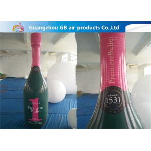 China Good Quality OEM PVC Inflatable Champagne Bottle For Advertising supplier