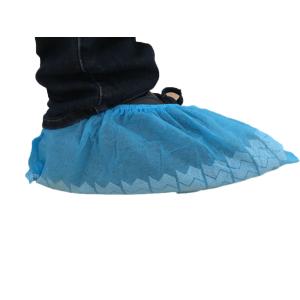 China Couverture antidérapante jetable de chaussure, bleu et élastique, fait par la machine ou fait à la main, en Chine wholesale