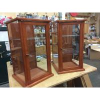 Diy Wood Retail Display Case With Lock Portable Jewelry Store