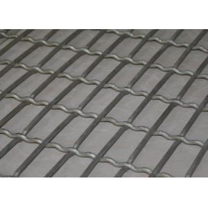 Lock Crimped Weave Stainless Screen Mesh For Pig Raising , Corrosion Resistant