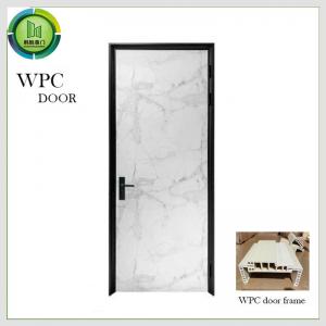 Waterproof WPC White Wooden Door Solid Oak Internal Anti Formaldehyde