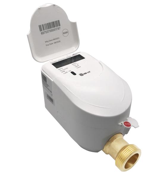 AMR Wireless Residential Brass Water Meter LORA/GPRS/GSM Horizontal Installation OEM Customizable