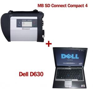 China MB SD Connect Compact 4 Star Diagnosis 2020.3V Software Version Plus Dell D630 Laptop supplier