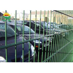 China HUILONG PVC Coated Wire Mesh Fence , 2.43m Double Loop Wire Fence supplier