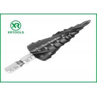 China Black Finished HSS Step Drill Bit , Titanium Step Drill Bit For Metal Sheet on sale