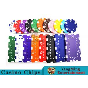 China 11.5g - 32g Clay Poker Chips With Sticker With Unique Dice Fancy Mold Design supplier