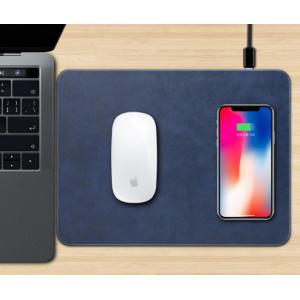 China do telefone celular liso do Desktop do Office Home do carregador 10w tapete do rato sem fio carregamento sem fio integrado supplier