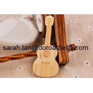 China USB Flash Drive Wooden Guitar Pen Drive Maple Wood Pendrive Memory Sticks supplier