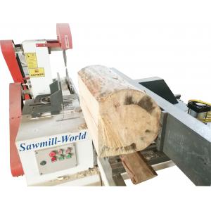 China Double Blade Circular Saw Log Sliding Table Saw CNC Wood Cutting SawMill Machine supplier