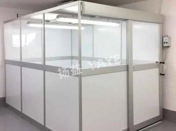 Construcción de salas limpias modulares de pared dura de 0,3 micrones