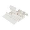 Cinturón modular de rejilla de plástico con pinza