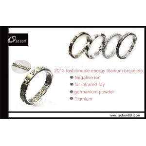China Sobon New Health Balance Negative ion Germanium Pure Ceramic Titanium Bracelet For Women supplier