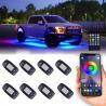China 5050 Truck Wireless RGB Rock Lights With Lithium Ion Batteries wholesale
