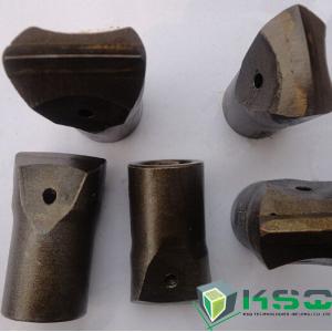 China Tungsten Carbide Chisel Rock Bit 34 mm Green / Black For Mining supplier