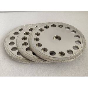 China D40/45グリット カスタマイズ可能な形状と長寿命を備えた鋳鉄研削用高性能真空ろう付けダイヤモンドホイール wholesale