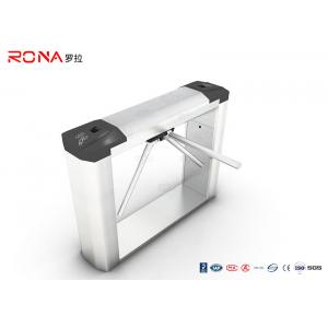 China Semi Automatic Tripod Turnstile Gate Steel With Counting Function IC Card Reader supplier