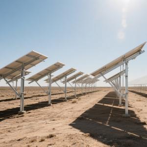 China Ground Solar Mounting Brackets 25 Years Service Life 0-60m/s Wind Speed wholesale