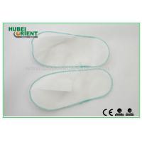 China White Nonwoven Disposable Spa Slippers Lightweight Latex Free on sale