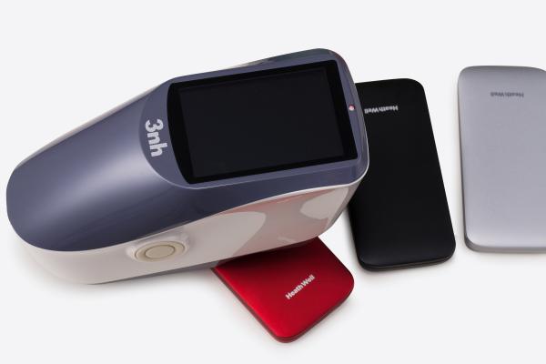 3nh spectrophotometer color meter for plastic card with serial number printing