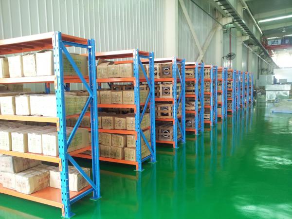 Powder Coated Commercial Storage Racks , Light Duty Metal Racking Shelving