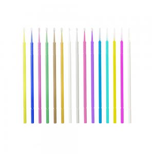 Disposable Denture Cleaning Brush , Colorful Micro Brush Applicators