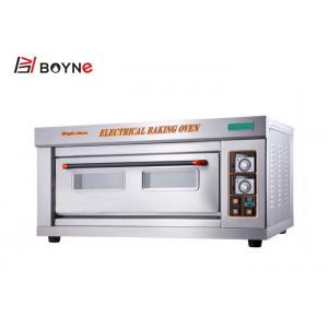 China Stainless Steel Industrial  Single Deck Bakery Oven With Mechanical Timer Digital Temperature Controller supplier