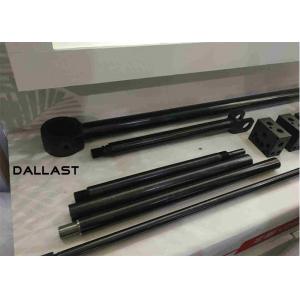 Telescopic Hydraulic Cylinder Chrome Plated Rod Steel Bar 42CrMo4 NSS 300 Hours Hollow Piston