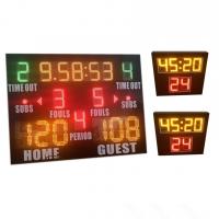 China World Cup Same Type LED Basketball Scoreboard , Portable Basketball Scoreboard on sale