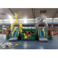 Castelo Bouncy inflável do tema animal maravilhoso/castelo do leão-de-chácara para crianças