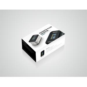 light weight fingertip pulse oximeter with OLED screen 3 colors