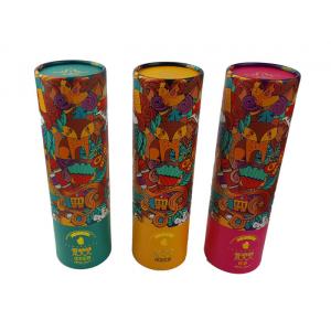 China OEM Printing Custom Color Paper Tube Round Shape Cardboard Box Cylinder Paper Box for Tea Coffee Packaging supplier