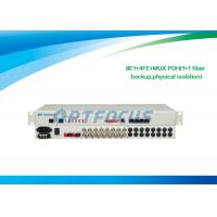 China 2.5KG 10/100Mbps PDH Multiplexer 8 E1 DC24V DC-48V AC 220V 483X138X45 mm on sale