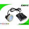 4000lux Brightness Mining Hard Hat Led Lights High Intensity With Cable Length