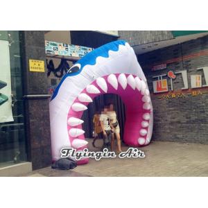 China Full Printing Inflatable Entrance, Inflatable Shark Arch for Events supplier