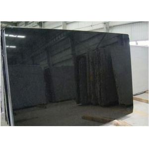 Beautiful Appearance Polished Granite Stone , Natural Mongolia Black Granite